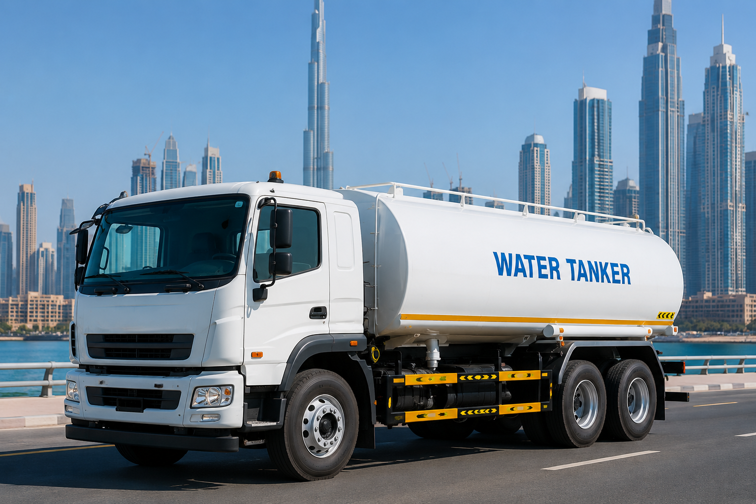 Sweet and salt water tanker delivery service in Dubai